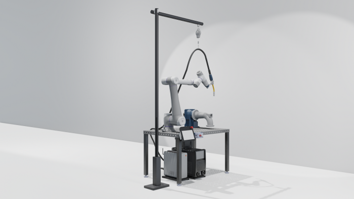 Гибкая роботизированная ячейка для сварки GR013