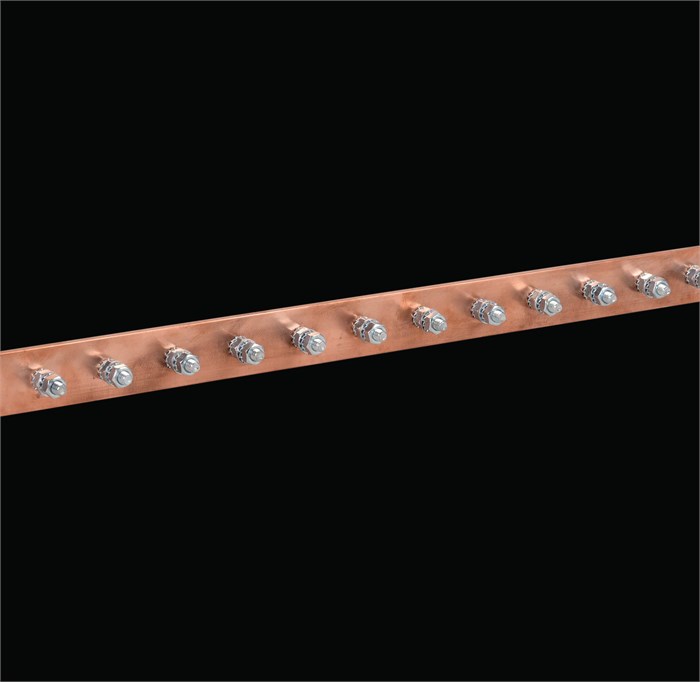 Шина заземления 24 соединений –  (1X95 SKP - 2X25mm² + 22X16mm²) NEUTRAL BAR 250A TP 1222250 - фото 16380