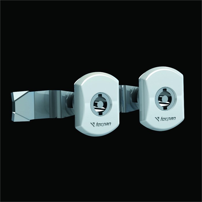 DM Замок для навесного шкафа, пластик, двойная бороздка TP 951100 - фото 16708