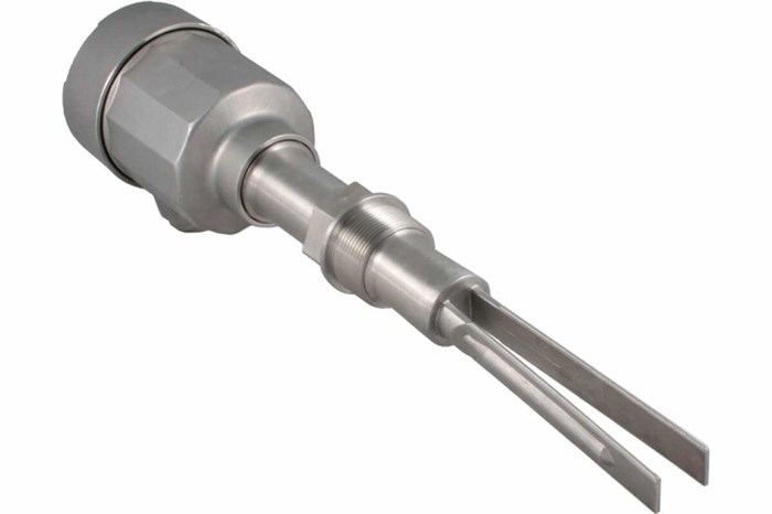 Вибрационный датчик предельного уровня сыпучих материалов в алюм. корпусе, -40 +250 С, Pmax=10 bar, 22-265 VAC - 20-46 VDC, IP 67, чувств. от 10 г/л, соединение- резьба G 1 1/2", нерж. сталь 304, удлинение 2000 мм, нерж. сталь 304, выход- реле DPDT IL-VM-N-HT250-L2000 - фото 55547