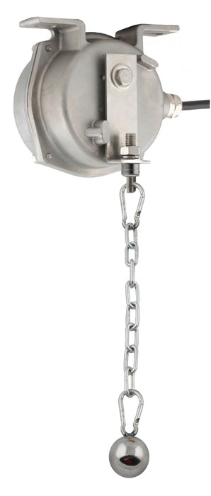 Датчик наличия препятствия на конвейерной ленте в корпусе из нерж. стали, -40...+75С, 250 VAC, 10 A, IP67, релейный выход, штанга с лопаткой 650...950 мм, нерж. сталь/каучук IL-BHS-SS - фото 55560