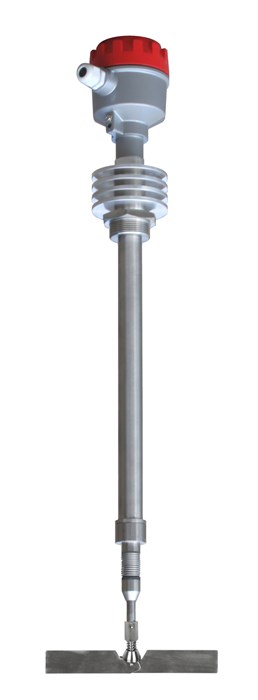 Механический ротационный датчик предельного уровня сыпучих материалов в алюм. корпусе, -40 +600 С, Рmax=0.8 bar, 24 VDC, IP65, лопасть складная двусторонняя 28х200 мм, нерж. сталь, скорость вращения 1 об/мин, соединение- резьба 1 1/2", нерж. сталь, трубно IL-SES-N-HT600-L500 (24 VDC) - фото 55580