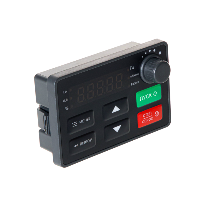 Внешний однострочный цифровой пульт для преобразователей частоты VF-51 и VF-101 PBC00010 - фото 70641