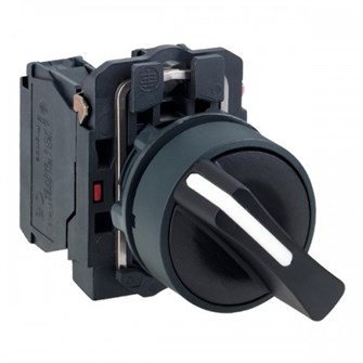 Переключатель чёрный XB5AD21