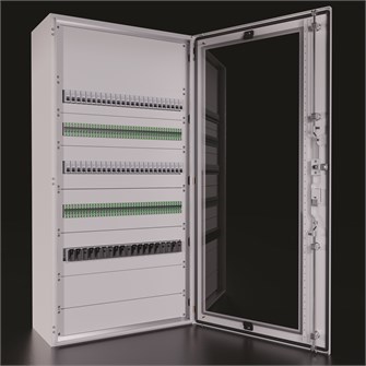 DM-M Шкаф навесной ШхВхГ 400x600x300 мм. - Обзорная дверь TP 274630