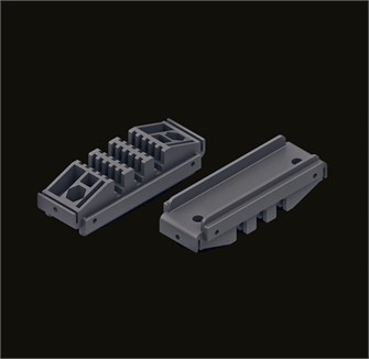 Изолятор на защелках для направляющих Tekpan, 2 шт. TP 600001