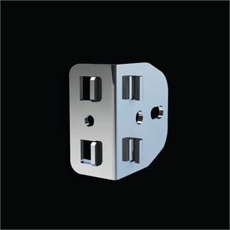 Крепеж для направляющих TEOS L - образный (1 упак. = 12 шт.) TP 944421