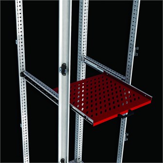 Полка выдвижная с креплением на 19", глубина шкафа 600 мм. TP 945404