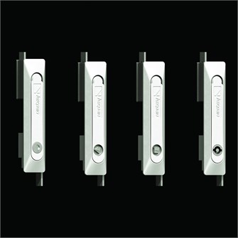 DM Комфортная ручка для навесного шкафа RAL 7035, ключ двойная бороздка TP 950100