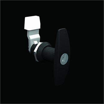 DM Т-образная ручка с замком для навесных шкафов TP 950210