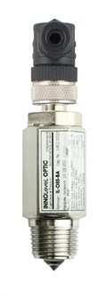 Оптический контактный датчик уровня жидкостей в корпусе из нерж. стали, -20 +100 С, Pmax=60 bar, 10-28 VDC, IP67, соединение- резьба 1/2" PF (цилиндрическая), выход PNP NO+NC, разъем M12x4 pin IL-OSS-BA