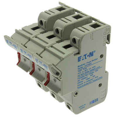 3P 14x51  Neon Indicator Fuse Holder