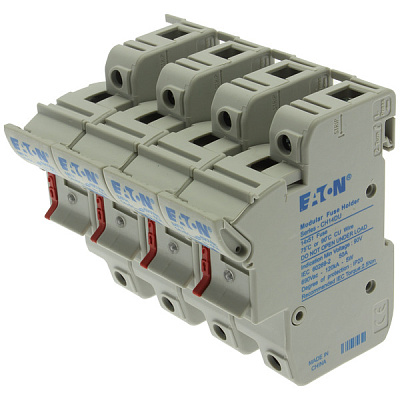 4P 14x51  Neon Indicator Fuse Holder