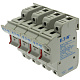 4P 14x51  Neon Indicator Fuse Holder