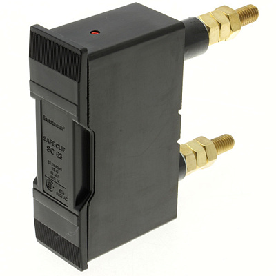 SAFECLIP 63A BACK STUD CONNECTED BLACK