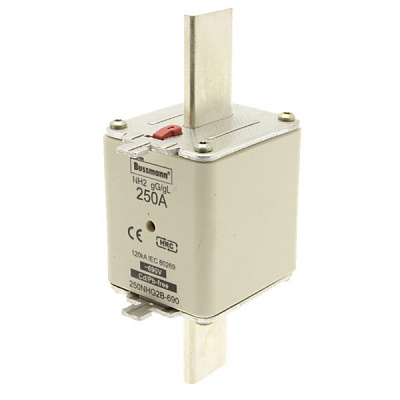 NH FUSE 250A 500V gG SIZE 2 DUAL IND
